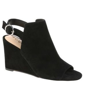 Sam Edelman Warwick Suede Wedge Sandal New